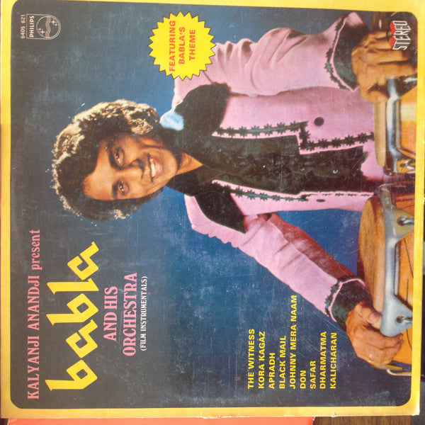 Babla & His Orchestra - Kalyanji Anandji Present Babla And His Orchestra (Film Instrumentals) (Vinyl) Image
