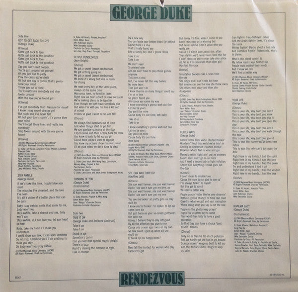 George Duke - Rendezvous (Vinyl) Image