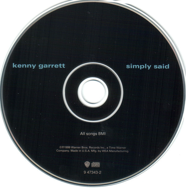 Kenny Garrett - Simply Said (CD) Image