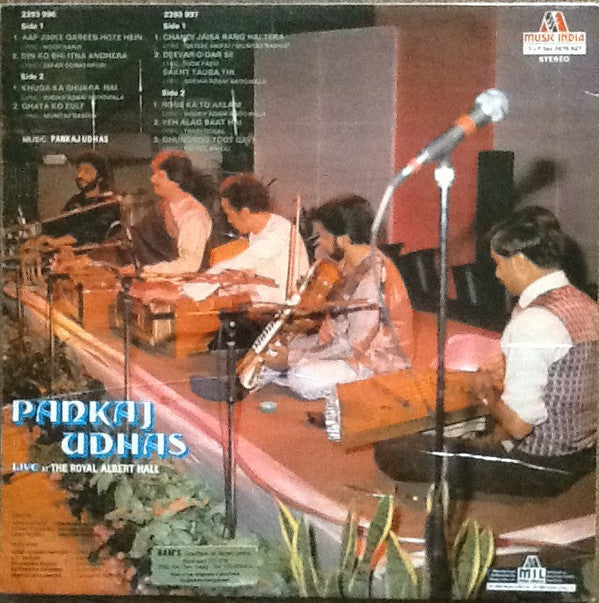 Pankaj Udhas - Live At The Royal Albert Hall (Vinyl) (2 LP) Image