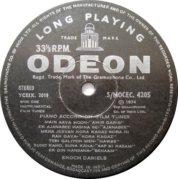 Enoch Daniels - Accordion Cocktail (Vinyl) Image