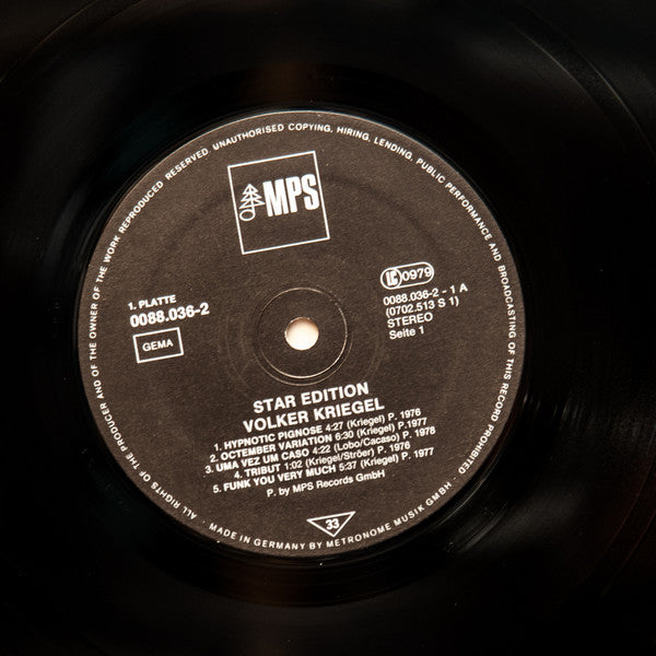 Volker Kriegel - Star Edition (Vinyl) (2 LP) Image