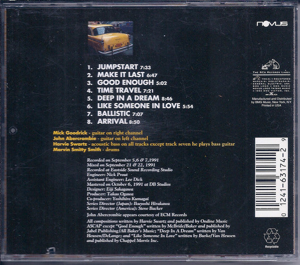 Harvie Swartz, Mick Goodrick, John Abercrombie, Marvin "Smitty" Smith - Arrival (CD) Image