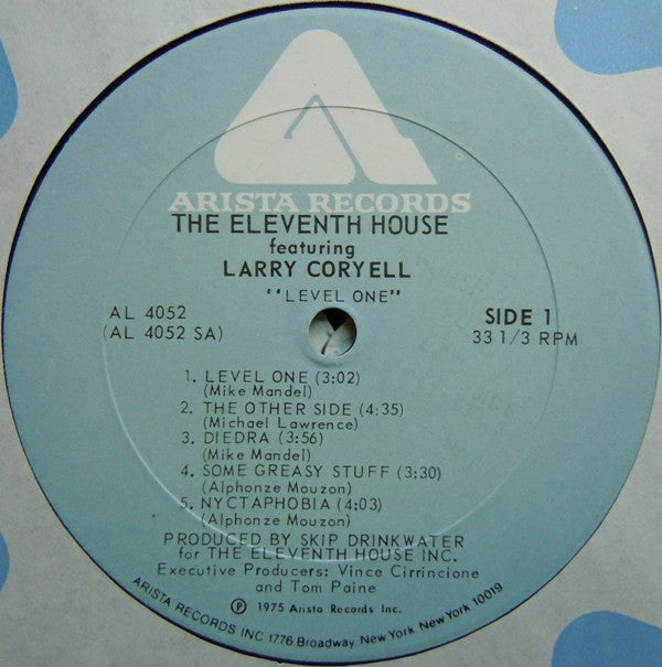 Eleventh House, The Featuring Larry Coryell - Level One (Vinyl) Image