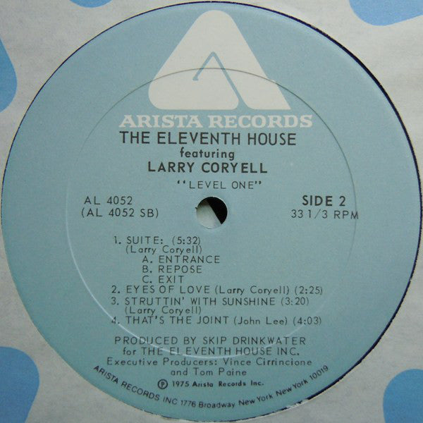 Eleventh House, The Featuring Larry Coryell - Level One (Vinyl) Image