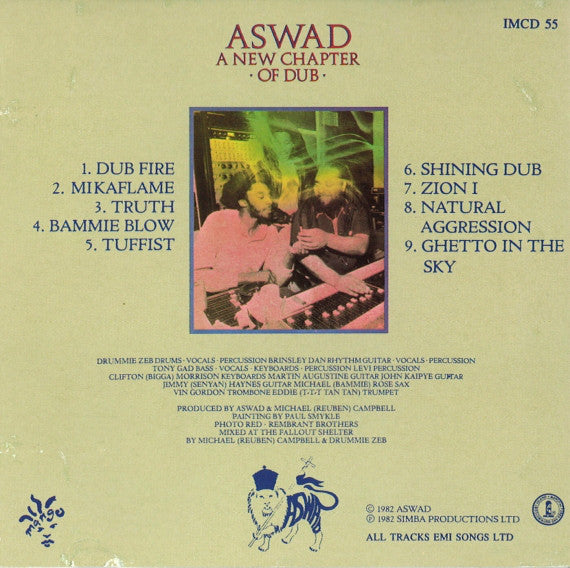 Aswad - A New Chapter Of Dub (CD) Image