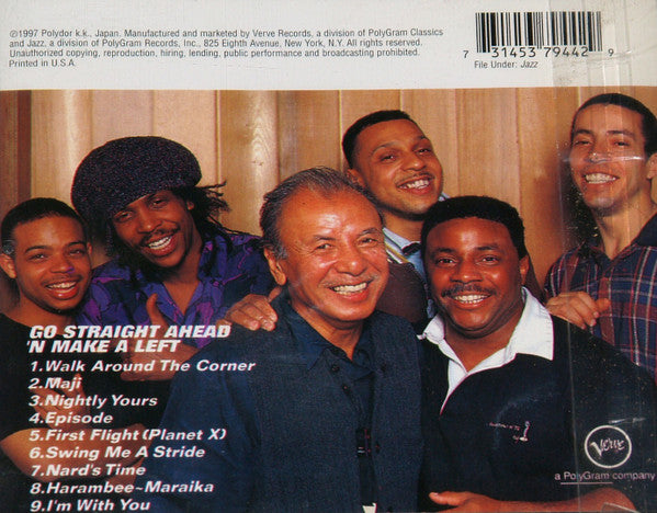 Sadao Watanabe Featuring Bernard Wright - Go Straight Ahead' N Make A Left (CD) Image