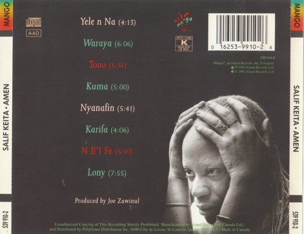 Salif Keita - Amen (CD) Image