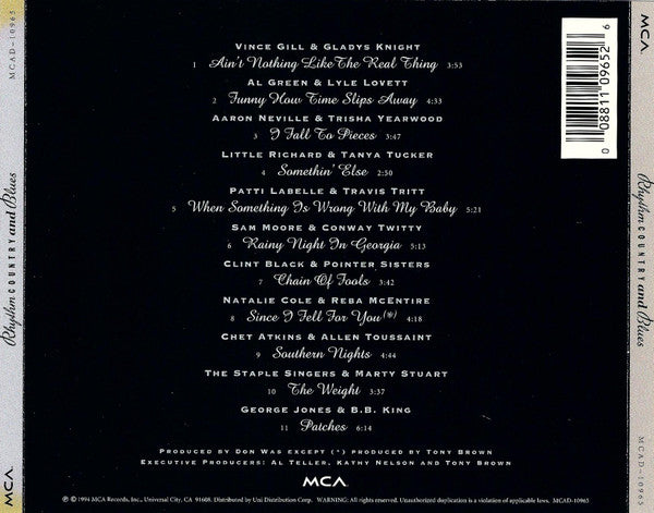 Various - Rhythm Country And Blues (CD) Image