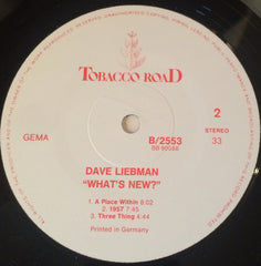 David Liebman - What's New? (Vinyl) Image