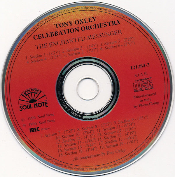 Tony Oxley's Celebration Orchestra - The Enchanted Messenger (CD) Image
