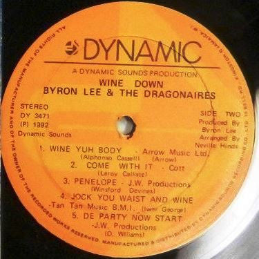 Byron Lee And The Dragonaires - Wine Down (Vinyl) Image