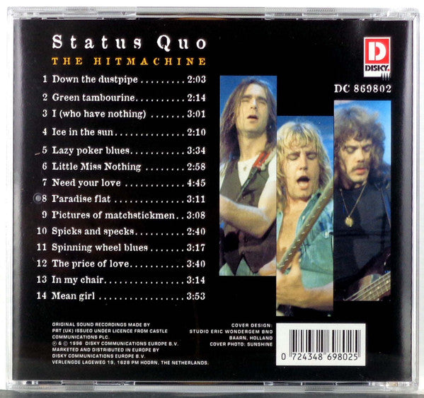 Status Quo - The Hitmachine (CD) Image