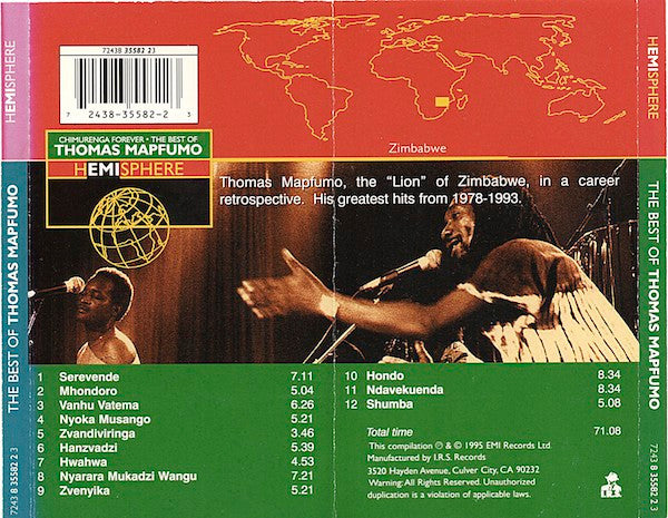 Thomas Mapfumo - The Best Of Thomas Mapfumo - Chimurenga Forever (CD) Image