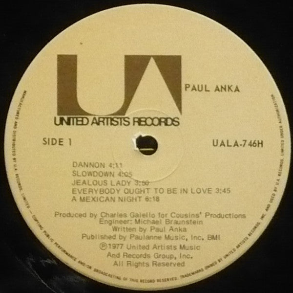 Paul Anka - The Music Man (Vinyl) Image