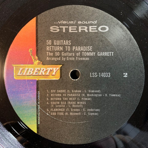 50 Guitars Of Tommy Garrett, The - Return To Paradise (Vinyl) Image
