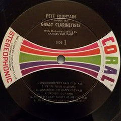Pete Fountain - Pete Fountain Salutes The Great Clarinetists (Vinyl) Image