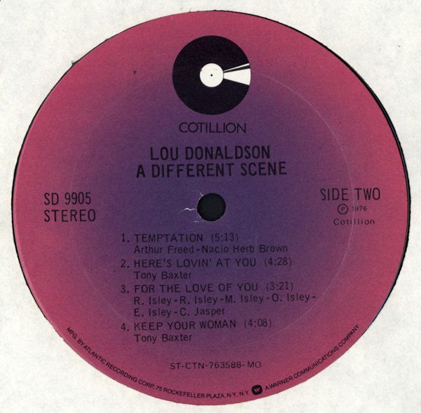 Lou Donaldson - A Different Scene (Vinyl) Image