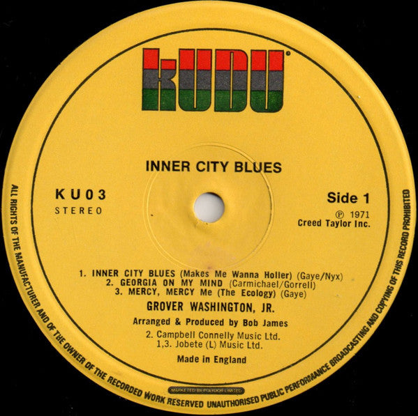 Grover Washington, Jr. - Inner City Blues (Vinyl) Image