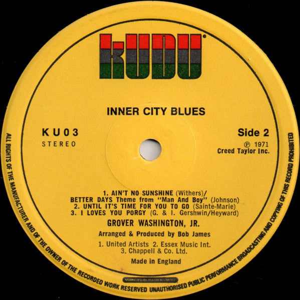 Grover Washington, Jr. - Inner City Blues (Vinyl) Image