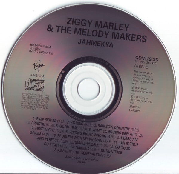 Ziggy Marley And The Melody Makers - Jahmekya (CD) Image