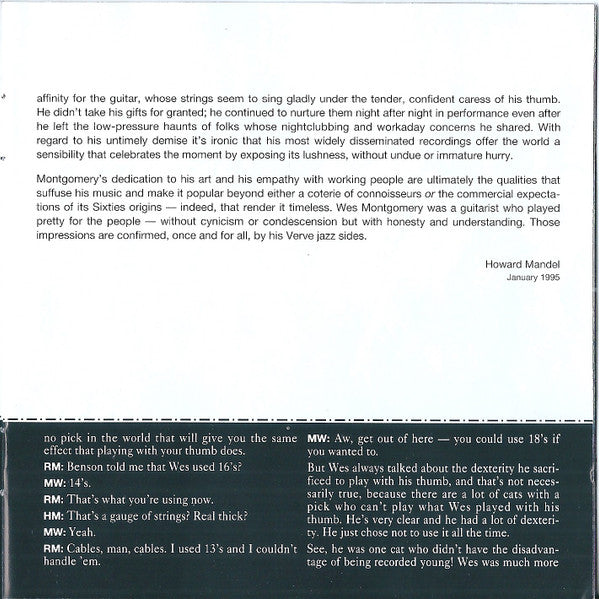 Wes Montgomery - Impressions: The Verve Jazz Sides (CD) (2 CD) Image