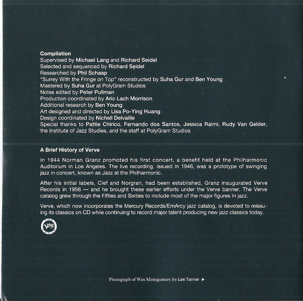 Wes Montgomery - Impressions: The Verve Jazz Sides (CD) (2 CD) Image