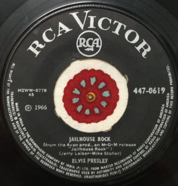 Elvis Presley - Jailhouse Rock / Treat Me Nice (45-RPM) Image