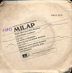 Brij Bhushan - Milap (45-RPM) Image