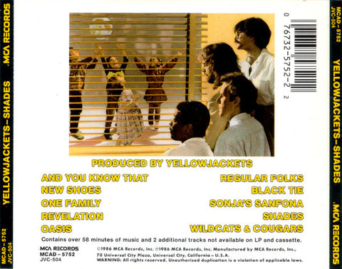Yellowjackets - Shades (CD) Image