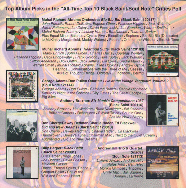 Various - Black Saint/Soul Note Critics' Pick Sampler (Vol. 1) (CD) Image