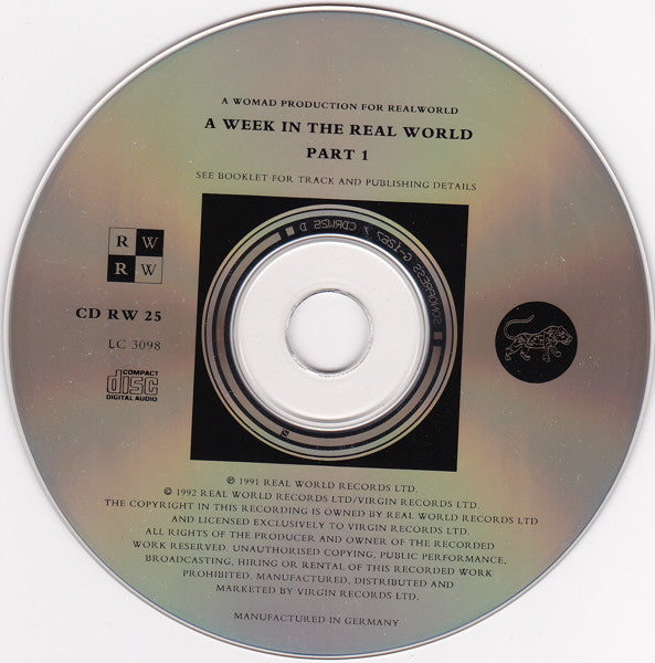 Various - A Week In The Real World - Part 1 (CD) Image