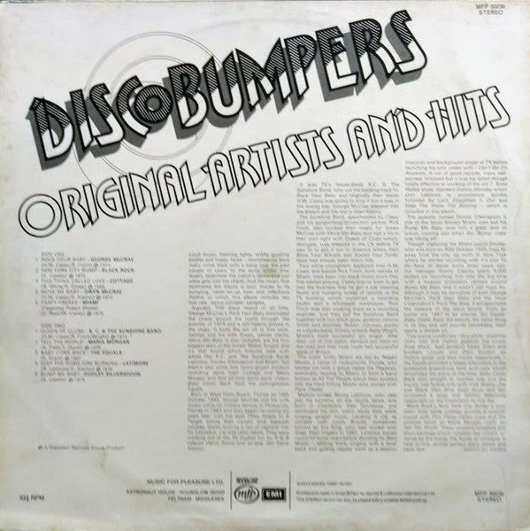 Various - Discobumpers (Vinyl) Image