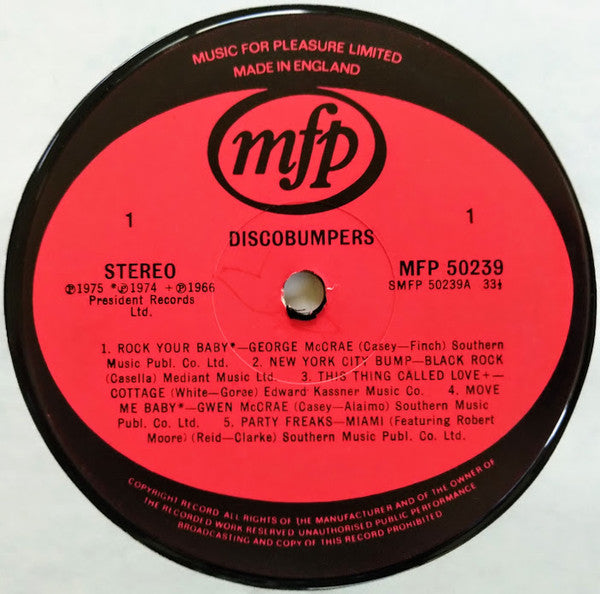 Various - Discobumpers (Vinyl) Image