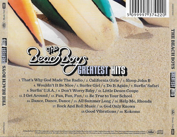 Beach Boys, The - Greatest Hits (CD) Image