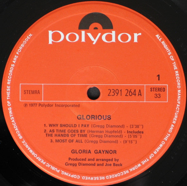 Gloria Gaynor - Glorious (Vinyl) Image