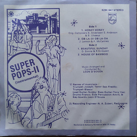 Leon D'Souza - Super Pops-II (45-RPM) Image