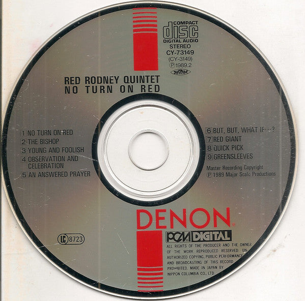 Red Rodney Quintet - No Turn On Red (CD) Image