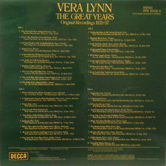 Vera Lynn - The Great Years - Original Recordings 1935-1957 (Vinyl) (2 LP) Image