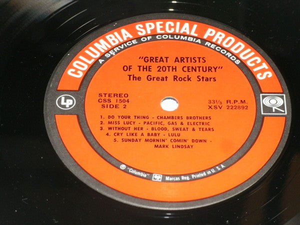 Various - The Great Rock Stars (Vinyl) Image