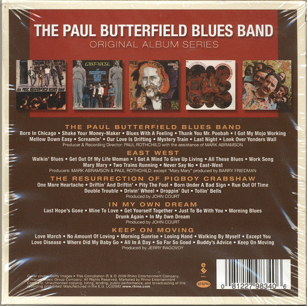 Paul Butterfield Blues Band, The - Original Album Series (CD) (5 CD) Image