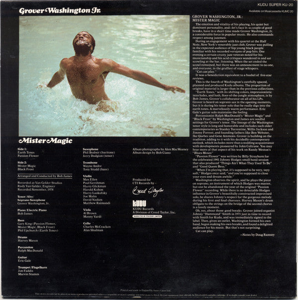 Grover Washington, Jr. - Mister Magic (Vinyl) Image