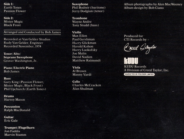 Grover Washington, Jr. - Mister Magic (Vinyl) Image