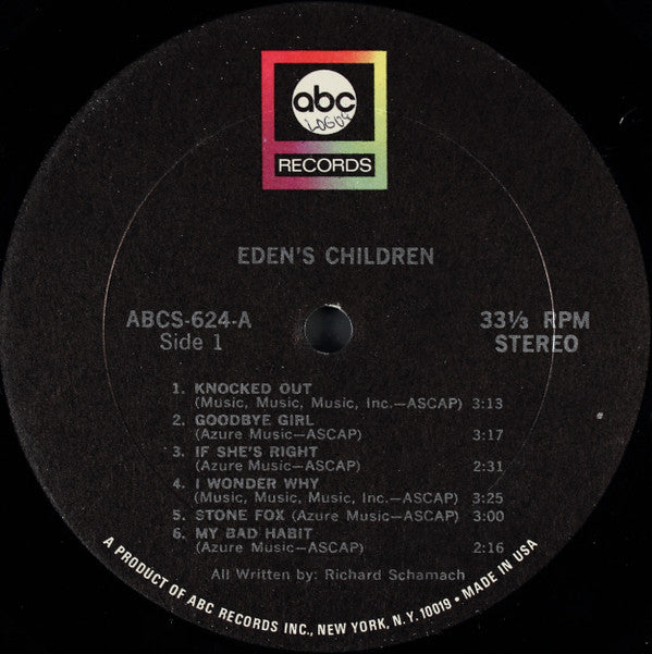 Eden's Children - Eden's Children (Vinyl) Image