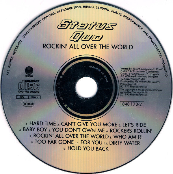 Status Quo - Rockin' All Over The World (CD) Image