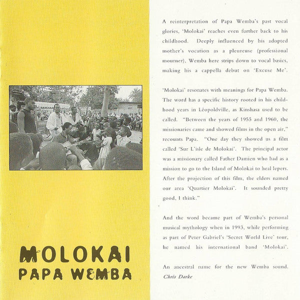 Papa Wemba - Molokai (CD) Image