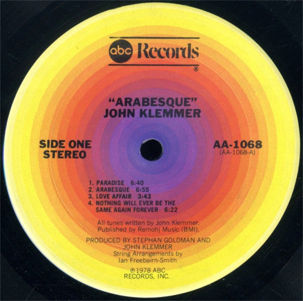 John Klemmer - Arabesque (Vinyl) Image