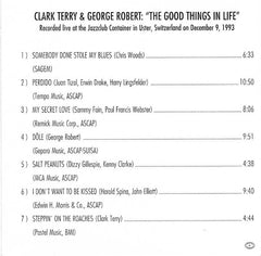 Clark Terry, George Robert - The Good Things In Life (CD) Image