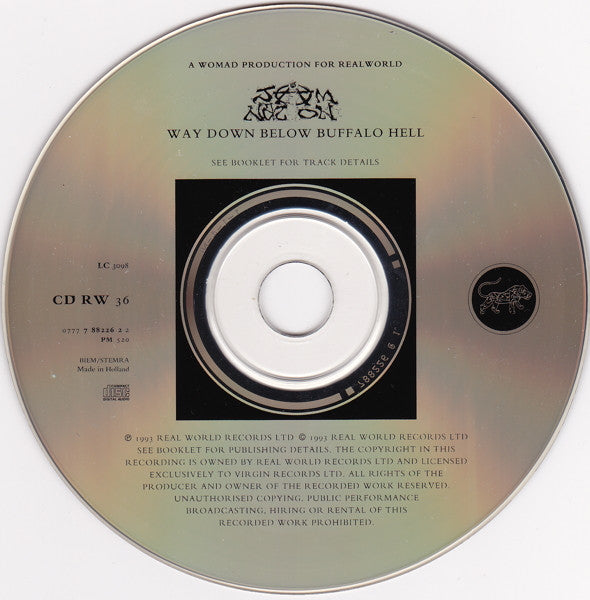 Jam Nation - Way Down Below Buffalo Hell (CD) Image