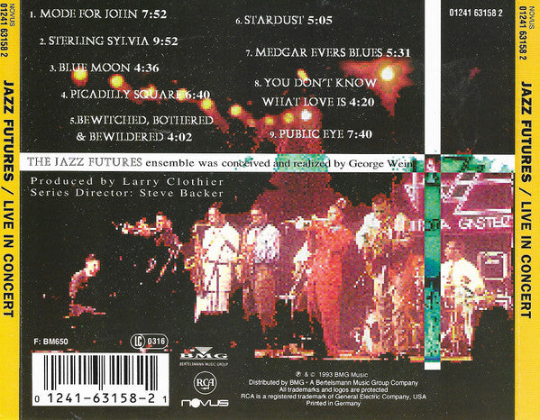 Jazz Futures Ensemble, The - Live In Concert (CD) Image